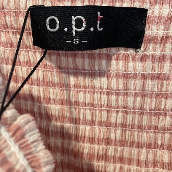 O.P.T Lazy Afternoon Dress in Pink Plaid NWT - Picture 7 of 10